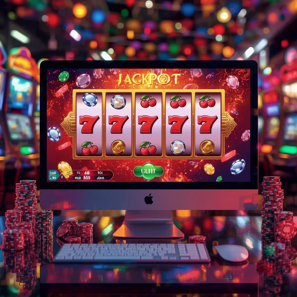 slots sur le moniteur ALLSTARZ CASINO