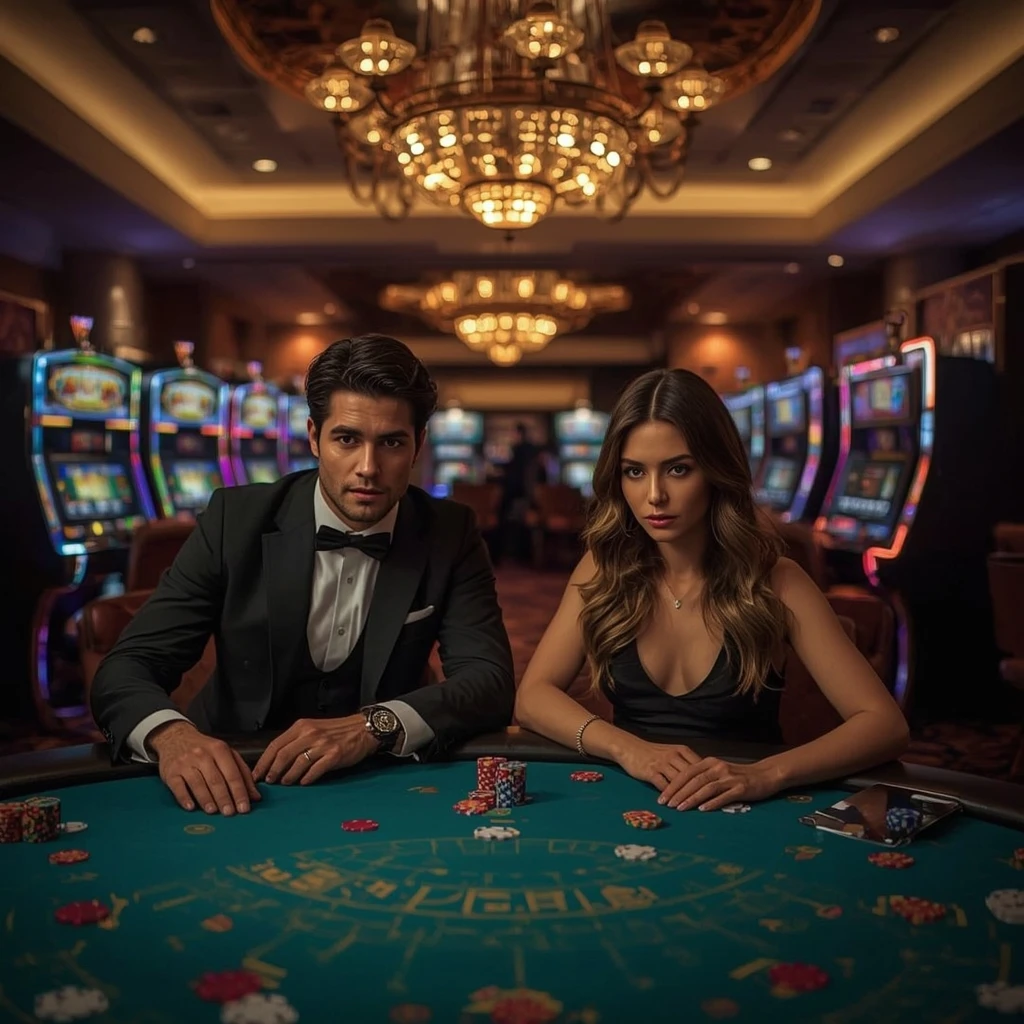 Deux joueurs de poker dans un ALLSTARZ CASINO